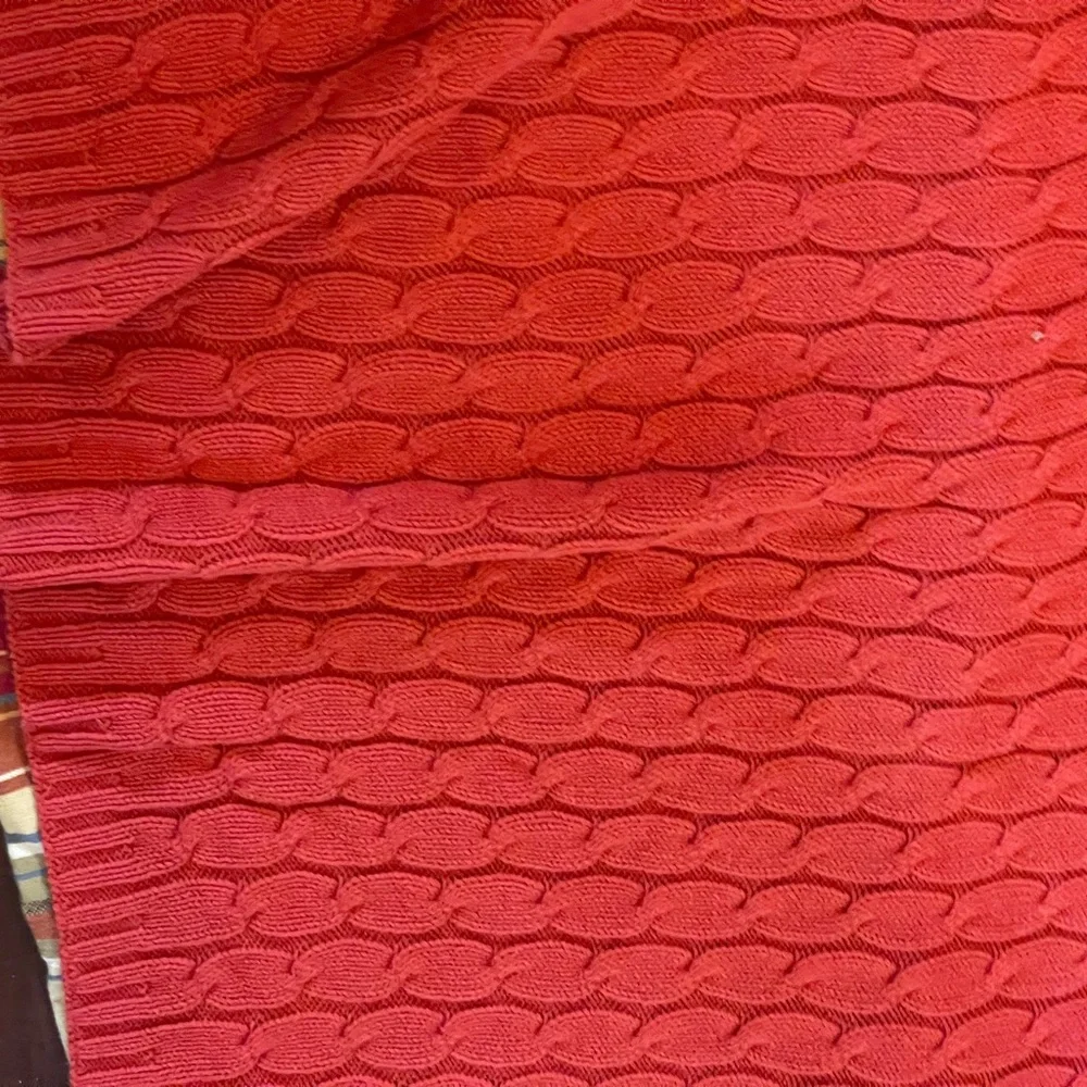 Restoration Hardware cable knit king blanket